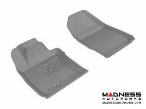 Ford Fiesta Hatchback Floor Mats (Set of 2) - Front - Gray by 3D MAXpider